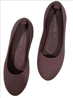 Joe Fresh Knit Ballet Flats in Mauve